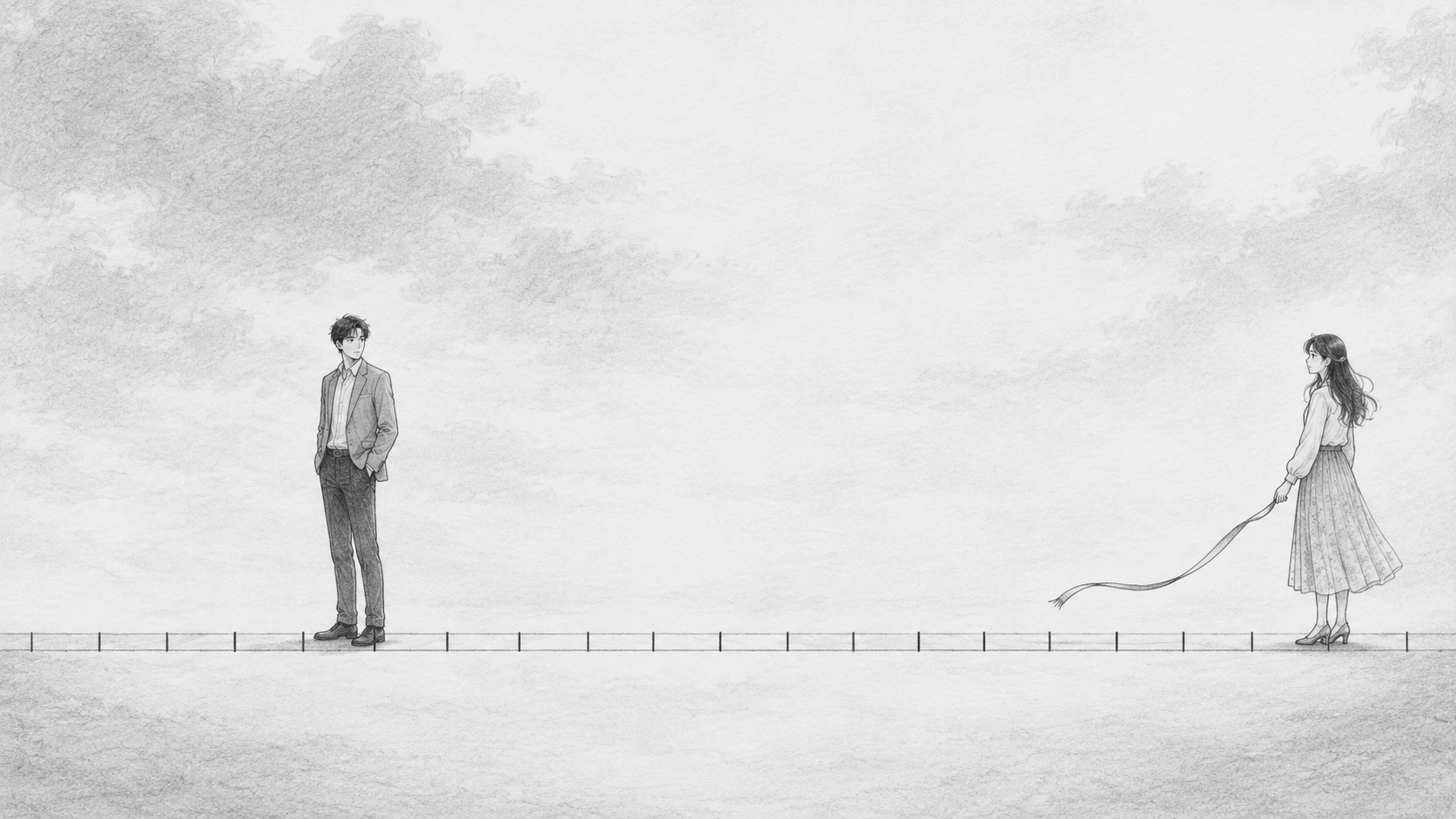 点数90点台の会員の列に、ペアになる非会員が見つからない様子