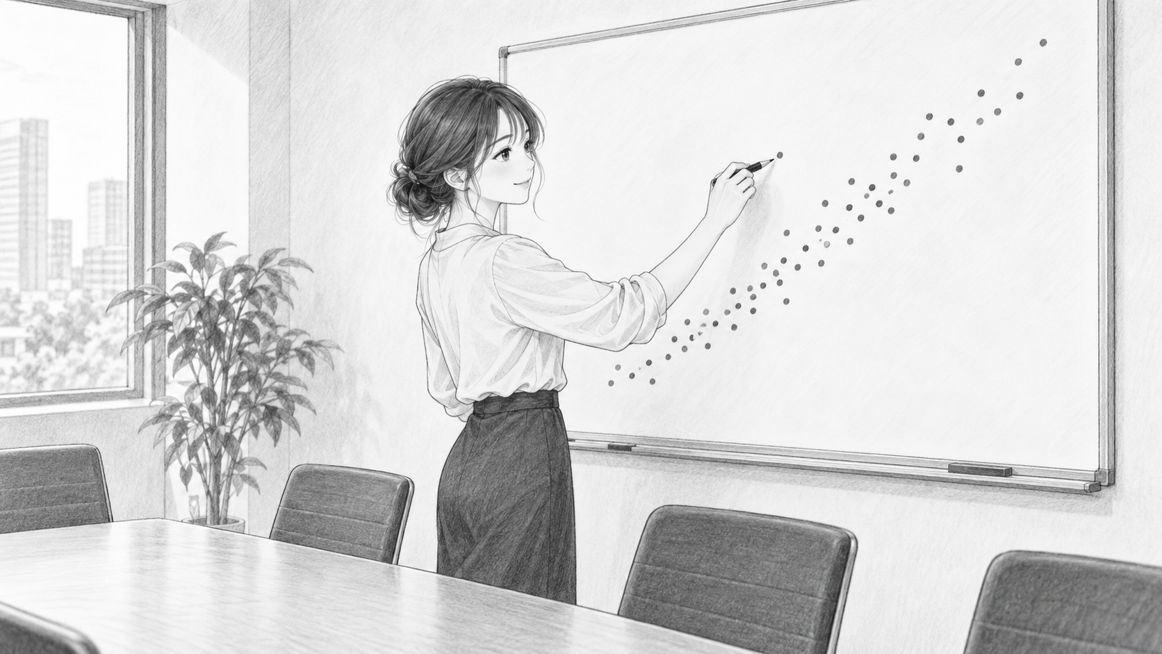 購買履歴から未回答者の予算を推定し、セグメント間の差が浮かび上がるグラフ