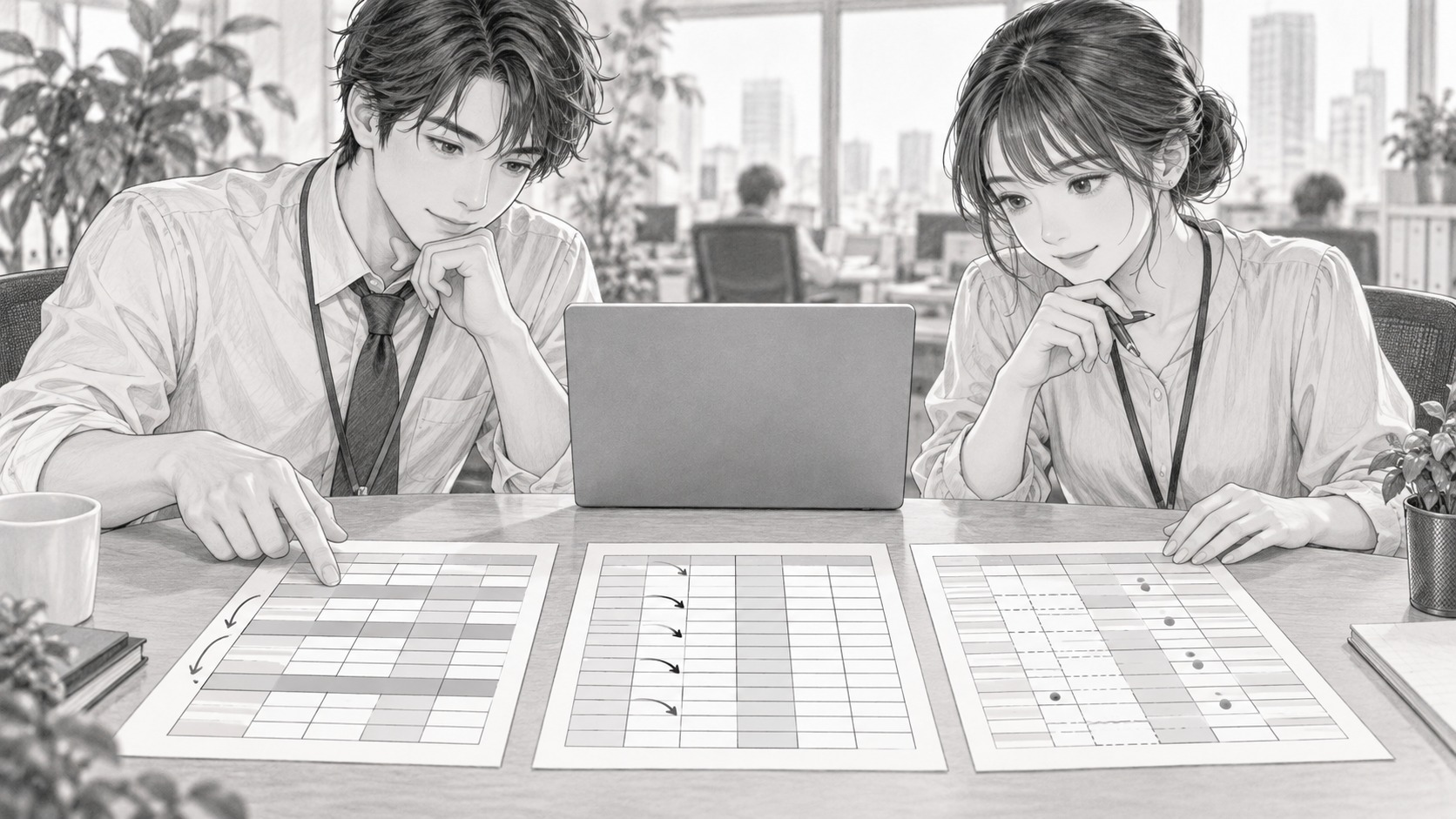 「除外」「平均で埋める」「推定して埋める+欠損の印」の3条件を比べる実験の図