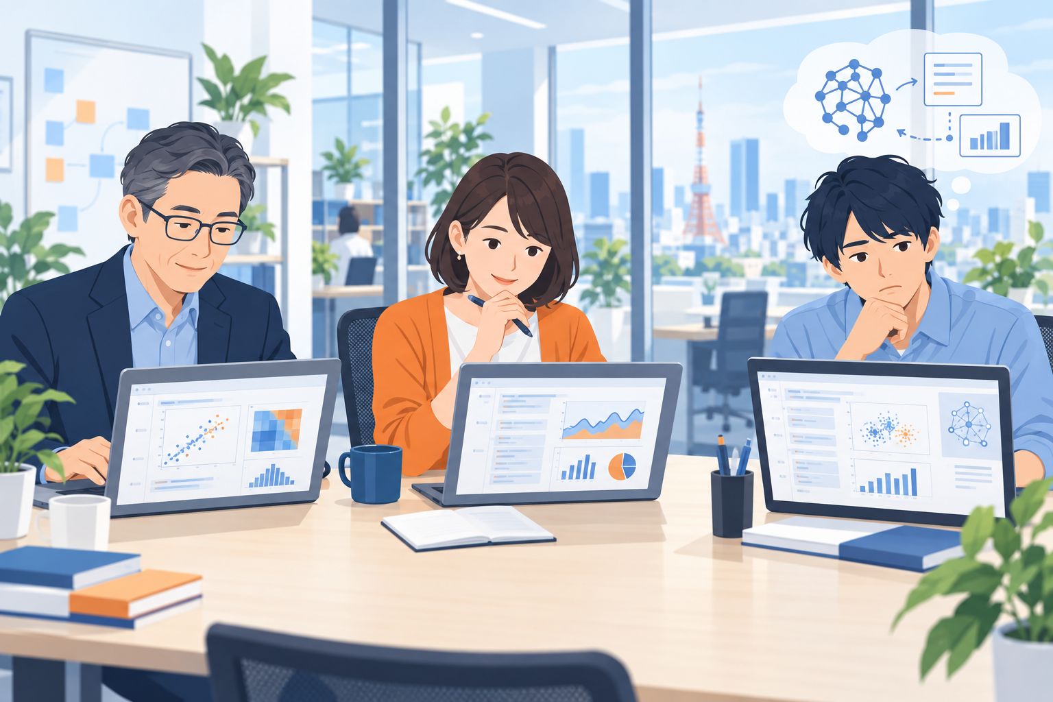 対象者のイメージ：Pythonで集計はできるが生成AIとの組み合わせに悩む分析担当者