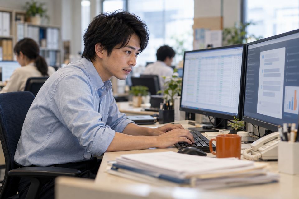 表計算と生成AIを使って分析を試すDX担当者