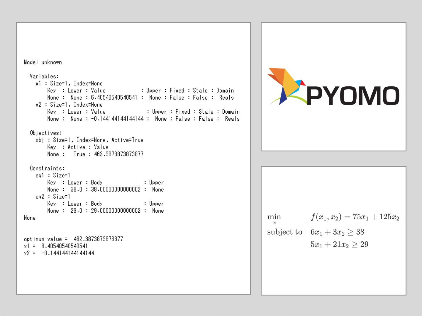 最適化問題をPythonのPyomoライブラリーで解こうその1：線形計画問題