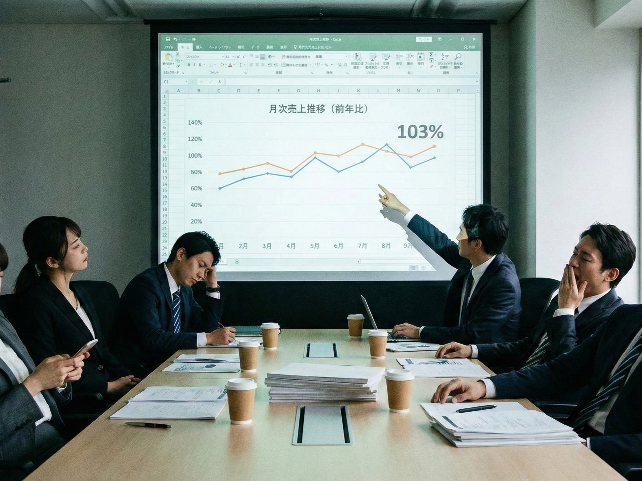 第484話|Excelの売上グラフを「眺める会議」から卒業するための第一歩