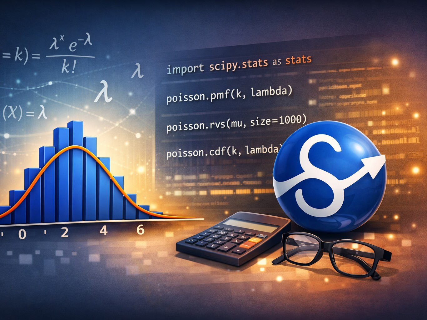 ポアソン分布をscipy.statsで理解する