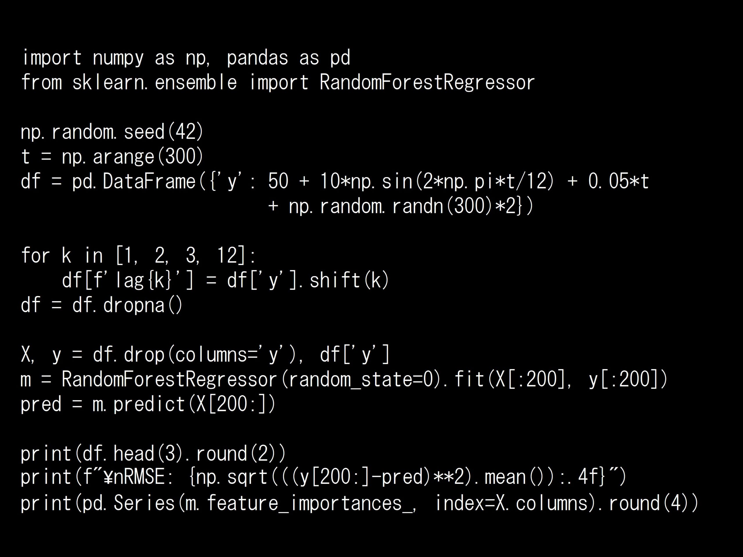 Python 時系列分析 1,000本ノック<br>– ノック94: ラグ特徴量  –